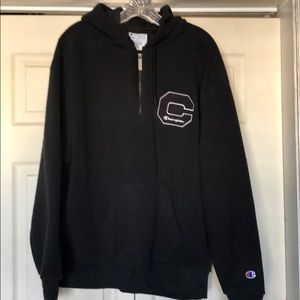 Vintage Champion Hoodie Quarter-Zip